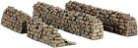BRITAINS DIORAMA ACCESSORIES 51033 4 PIECE STRAIGHT KRAAL WALL SECTIONS