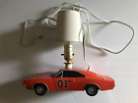 DUKES OF HAZZARD * GENERAL LEE * CUSTOM MADE DESK LAMP with Lights & Sound
