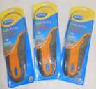 MENS SCHOLL GEL ACTIV WORK ANT FOOT FATIGUE INSOLES X 3 PAIRS NEW N10 CG
