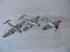 3 EARLY  DINKY AEROPLANES  , tempest x 2, meteor 1