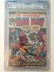 IRON MAN #55 CGC 8.0 WHITE PAGES VF 1ST APPEARANCE OF THANOS & DRAX 1973 STARLIN