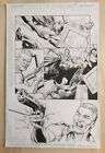 Gary Frank Batman original comic art. p.63  Catwoman, Superman, Doomsday Clock